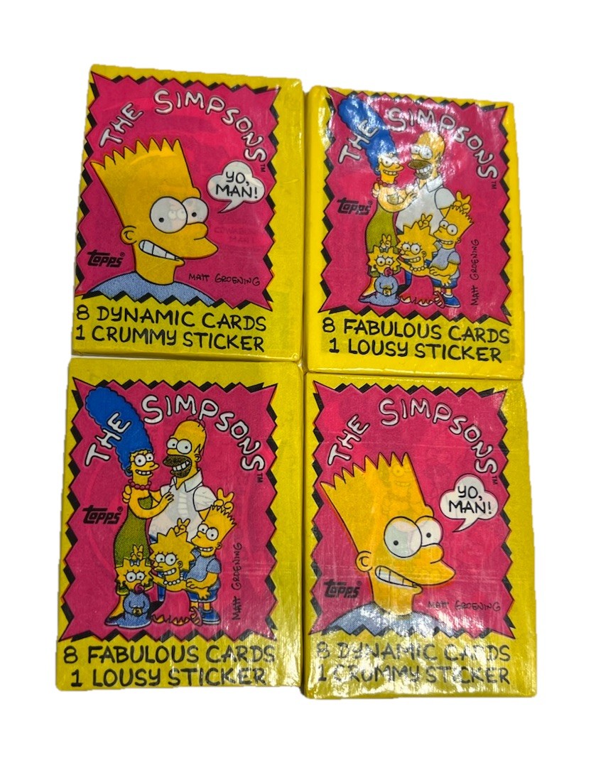 1990 The Simpsons Sealed Wax Pack Topps (1 Pack)