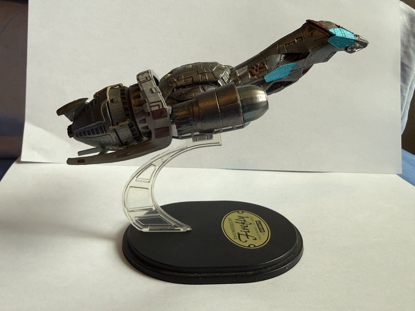 QMx Mini Masters Firefly Serenity Ship Model Maquette with Base