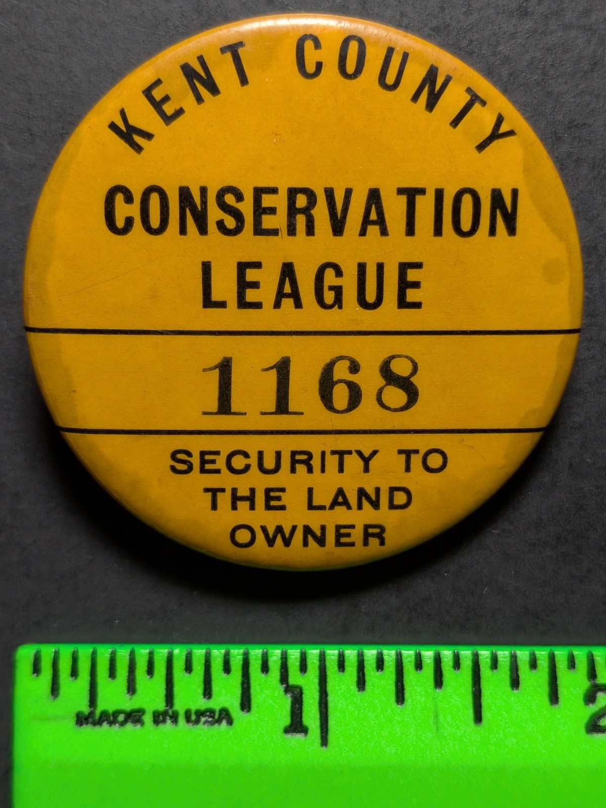 Vintage Kent County Ohio? Conservation League Pinback Pin Vintage Kent County Ohio? Conservation League Pinback Pin