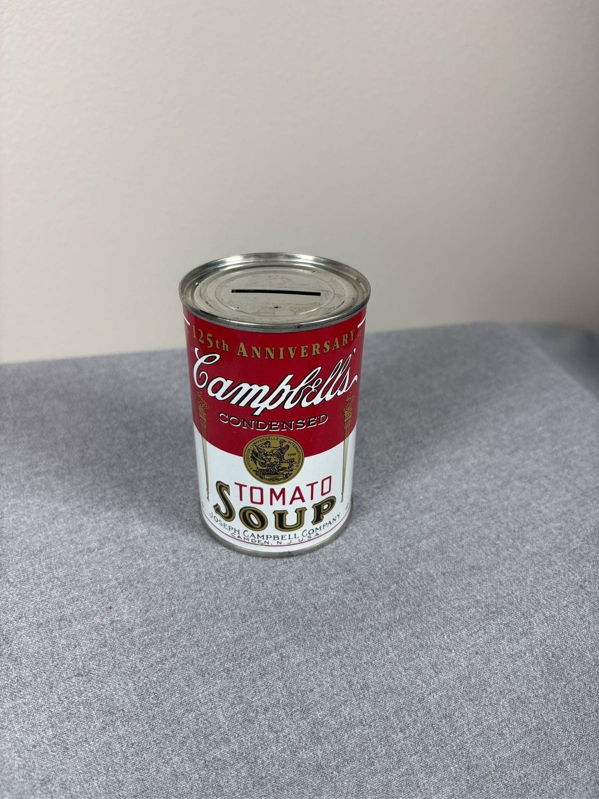 1994 Campbell\'s Condensed Tomato Soup 125th Anniversary Coin Bank Can