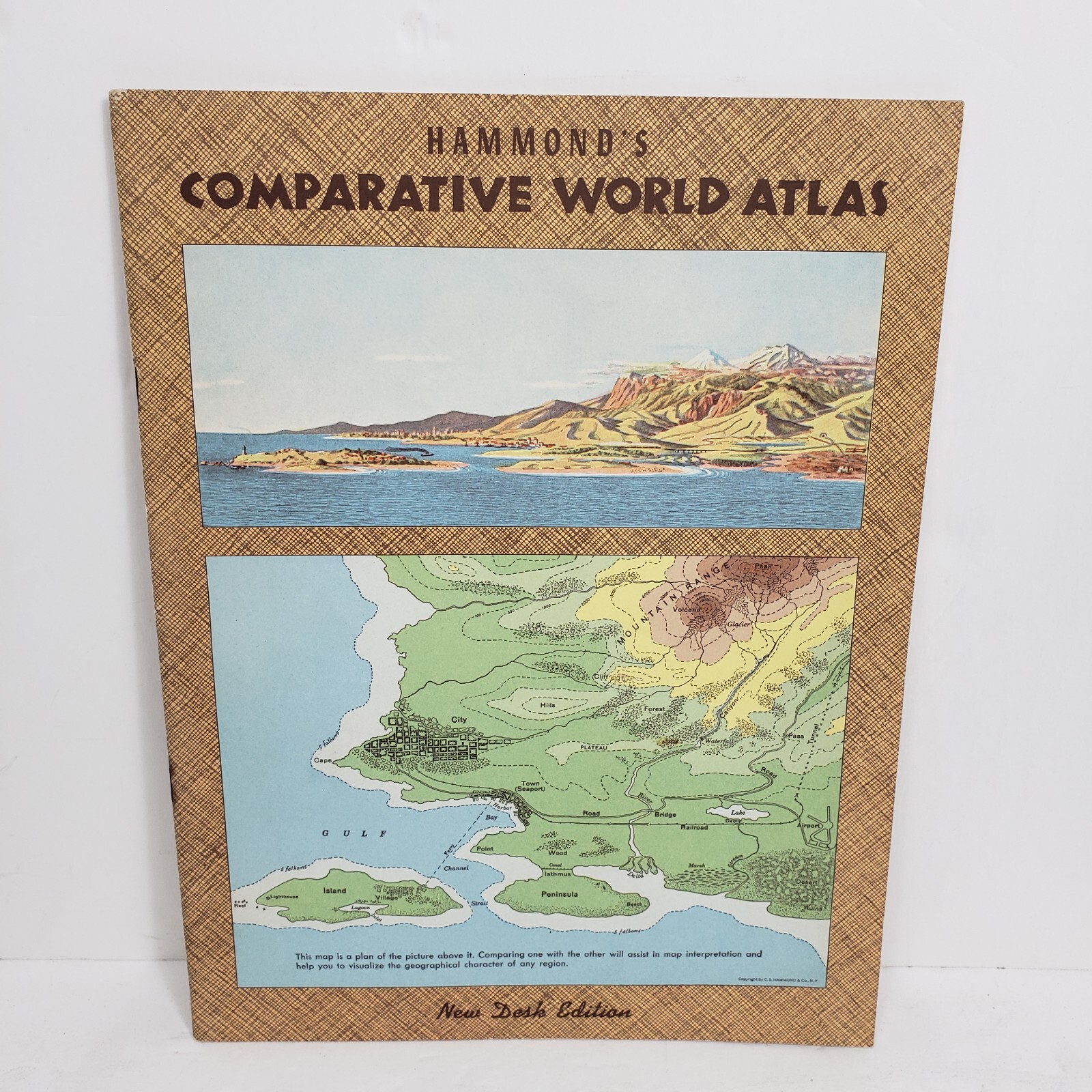 HAMMOND\'S COMPARATIVE WORLD ATLAS FROM 1960 - IN GREAT SHAPE