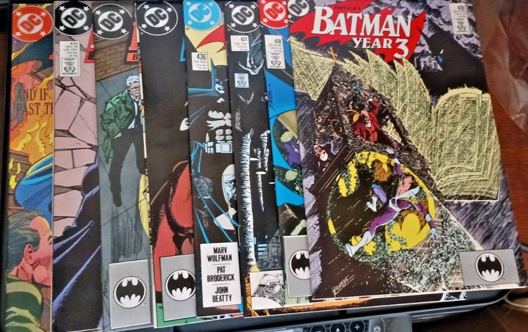 Batman #432 - 439 DC Comics Includes Year 3 1989 8 Issues Lot Run VF