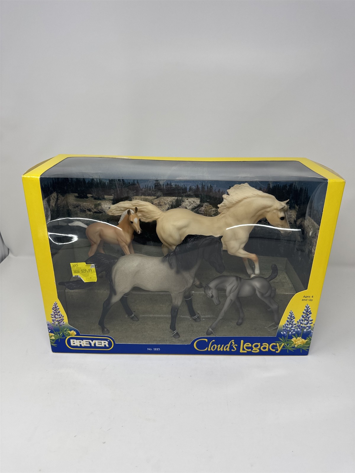 Breyer Classics 1225 Cloud's Legacy Set 1:12 Scale Wild Stallion 4 Horse Family
