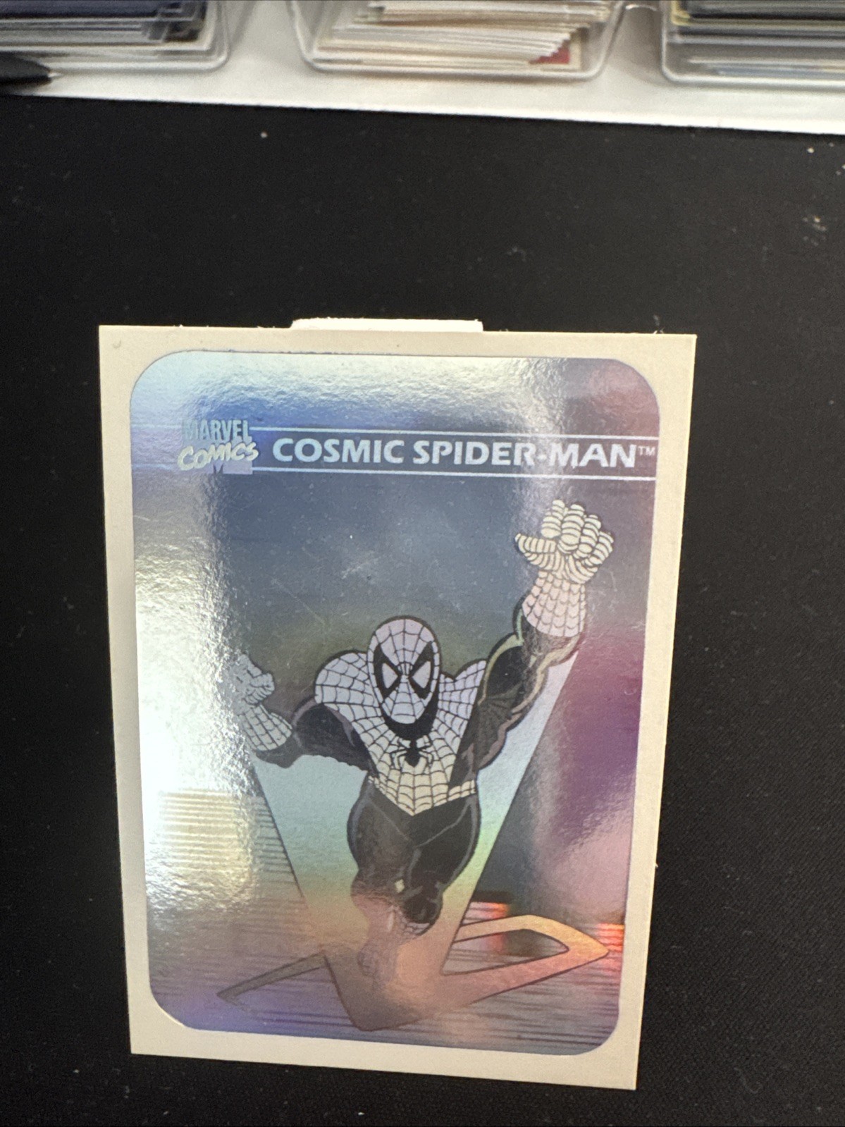 1990 Impel Marvel Universe Cosmic Spider-Man MH1 Hologram Card