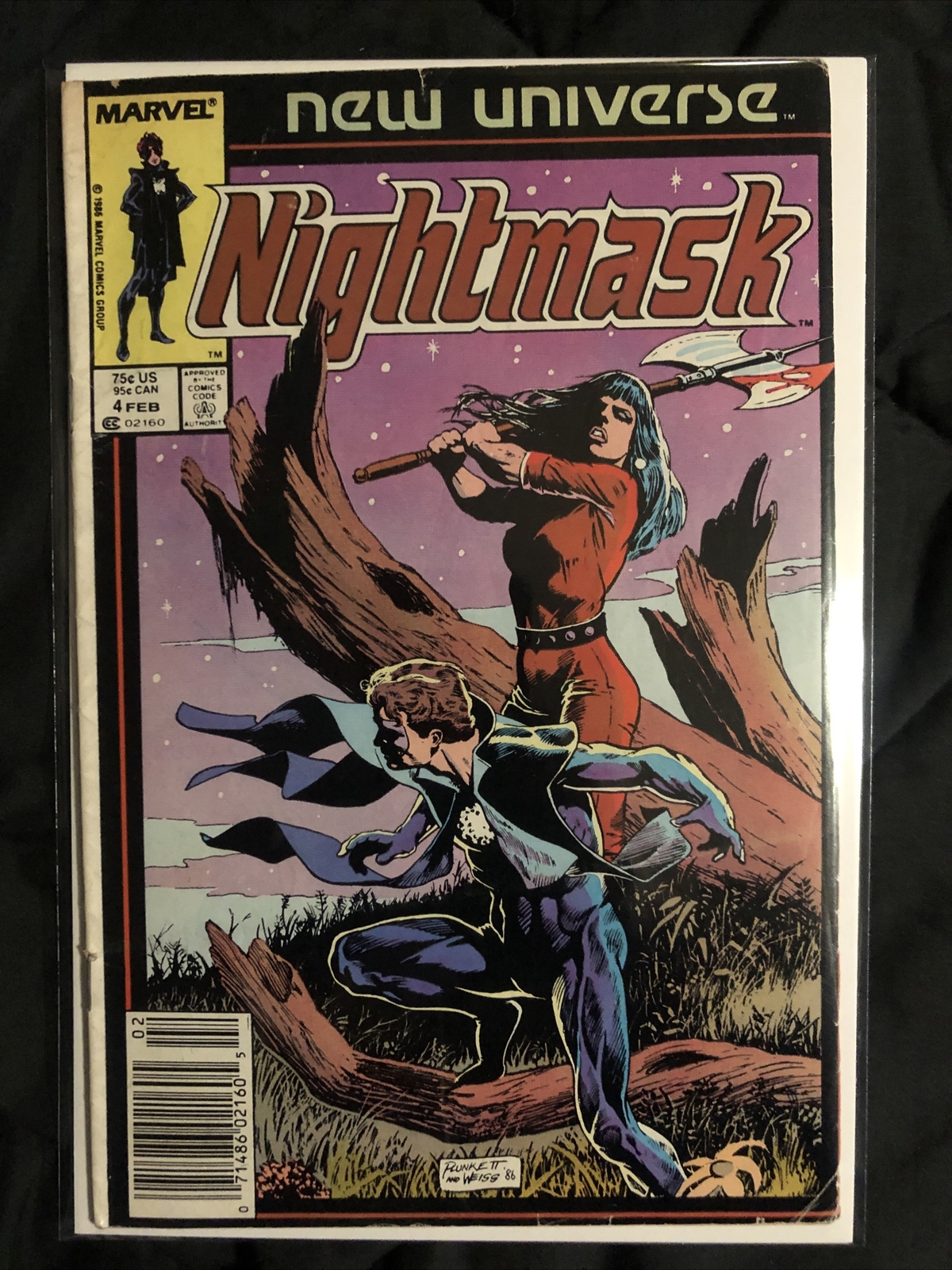 Nightmask, Vol 1, #4, Marvel Comics (1987) 