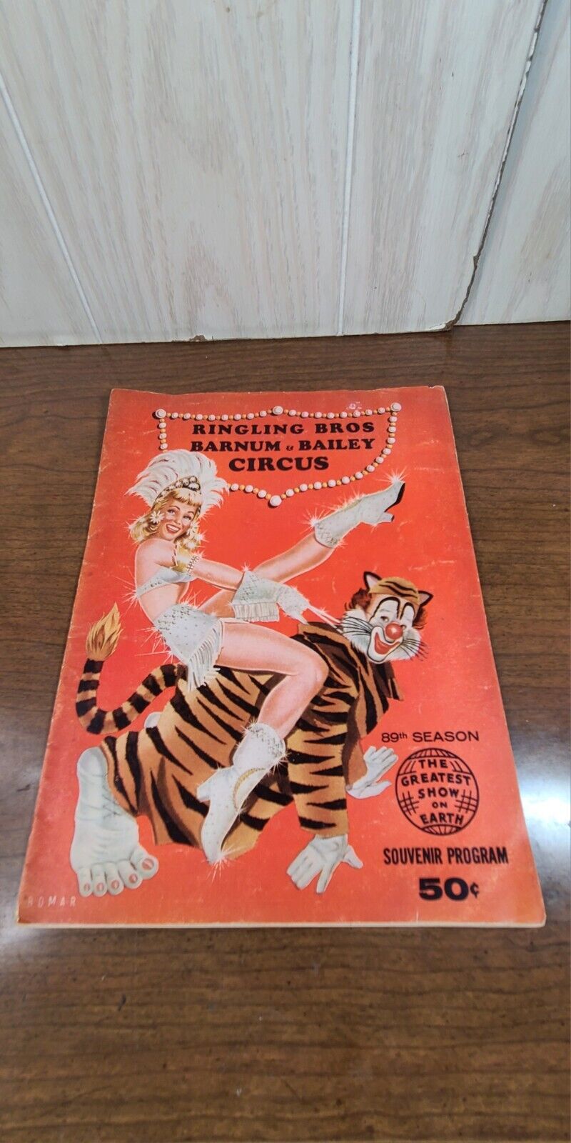 Vintage 1959 Ringling Bros Barnum & Bailey Circus 89th Season Souvenir Program