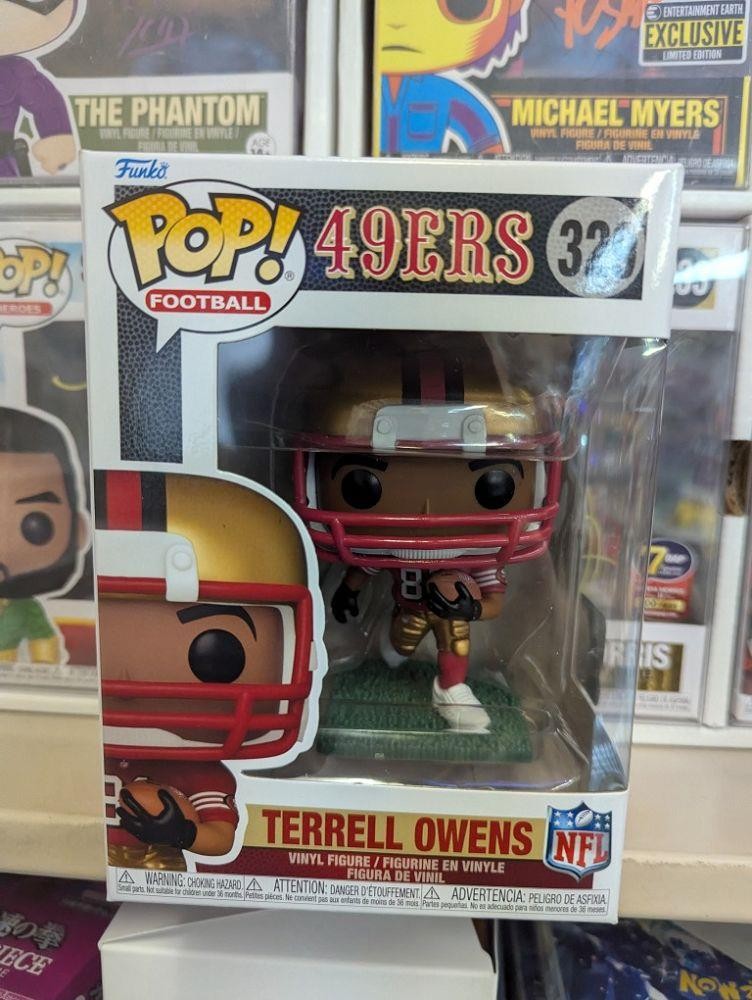 Funko POP NFL Legends Terrell Owens San Francisco 49ers Figure #329