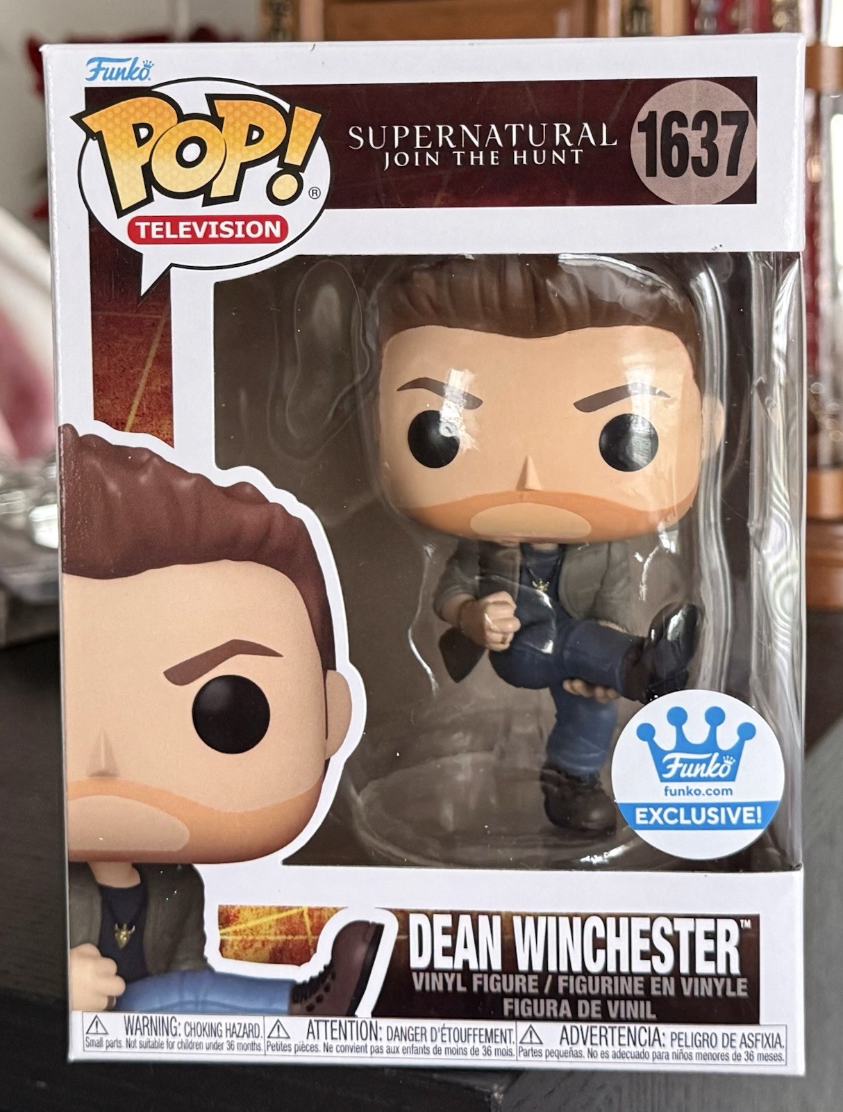 Funko Pop: DEAN WINCHESTER (Eye Of The Tiger) #1637 Funko Shop Exclusive