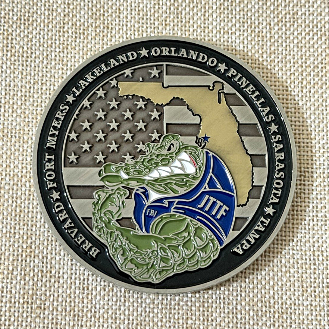 FBI Tampa Division Joint Terrorism Task Force Challenge Coin