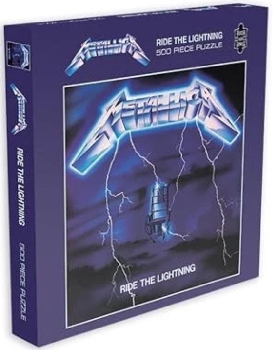 RockSaws Metallica Ride The Lightning 500 Piece Jigsaw Puzzle New Sealed 2019 RockSaws Metallica Ride The Lightning 500 Piece Jigsaw Puzzle New Sealed 2019