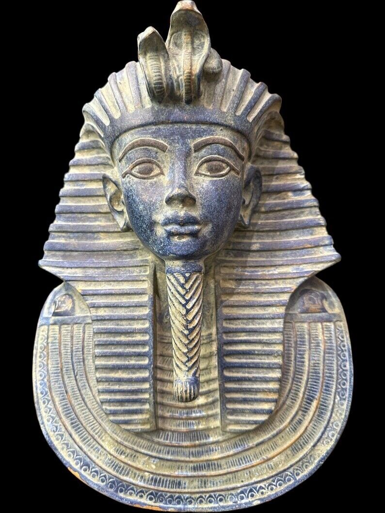 RARE ANCIENT EGYPTIAN ANTIQUITIES Heavy Mask Of Pharaonic King Tutankhamun BC