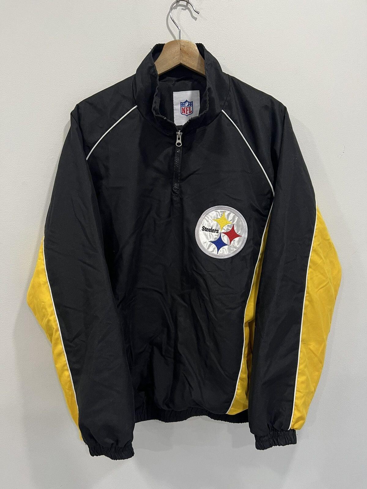 Vintage Pittsburgh Steelers Pullover Quarter Zip jacket