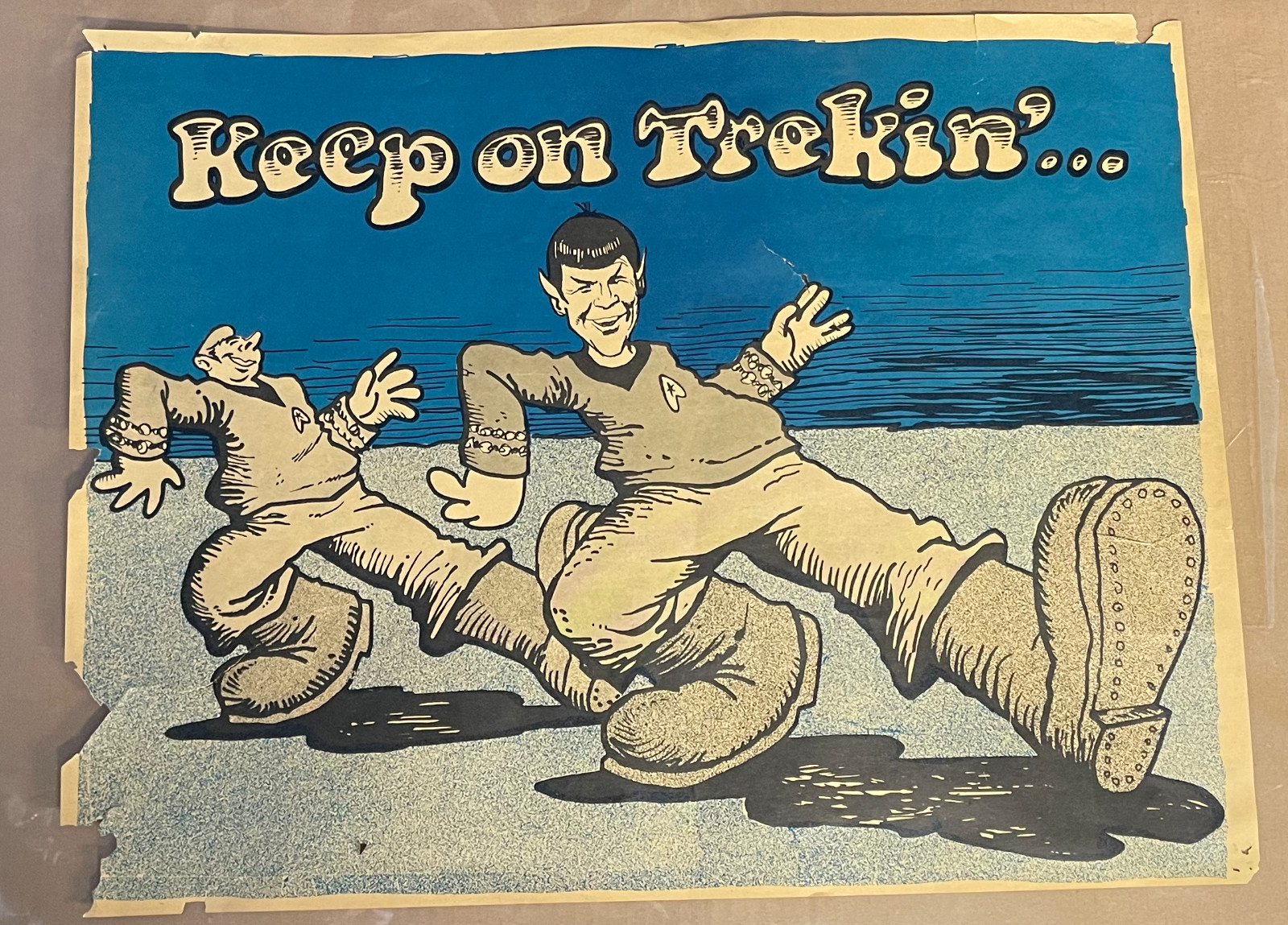 Super Rare Vintage Star Trek Keep on Trekin' 18