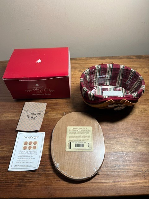 Longaberger 2004 Tree Trimming Collection Gumdrop Basket