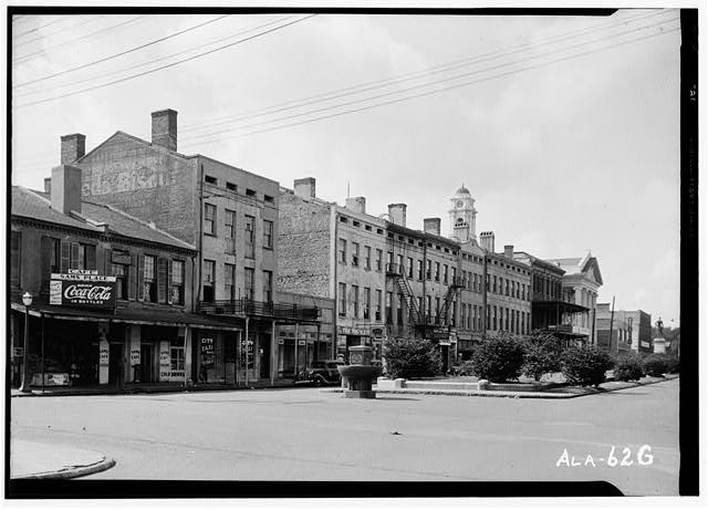 Photo:Mobile Alabama 1930s 51-69 Government Street Commercial Buildings