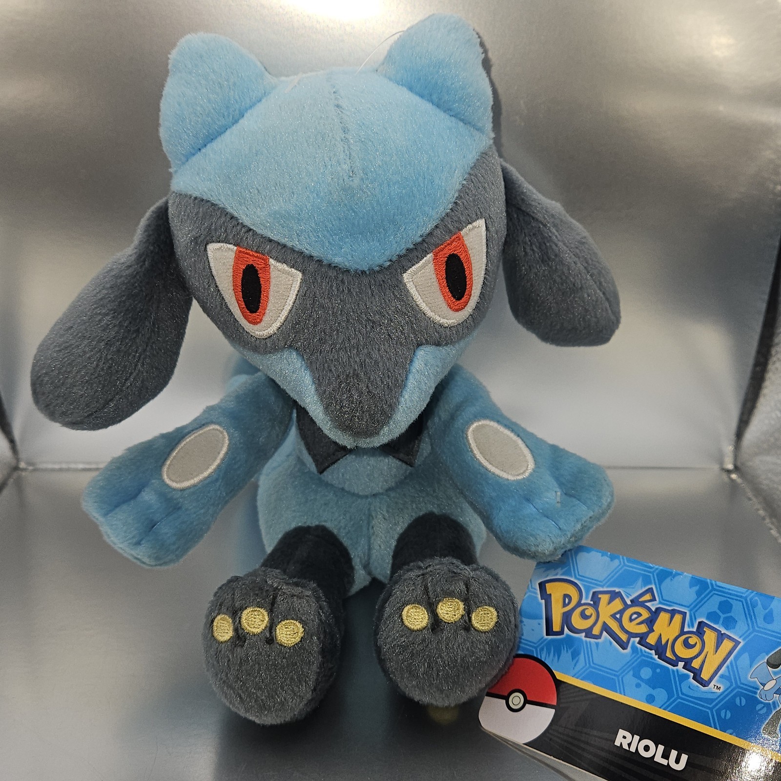 NWT TOMY Pokemon Riolu Plush Sitting 8\