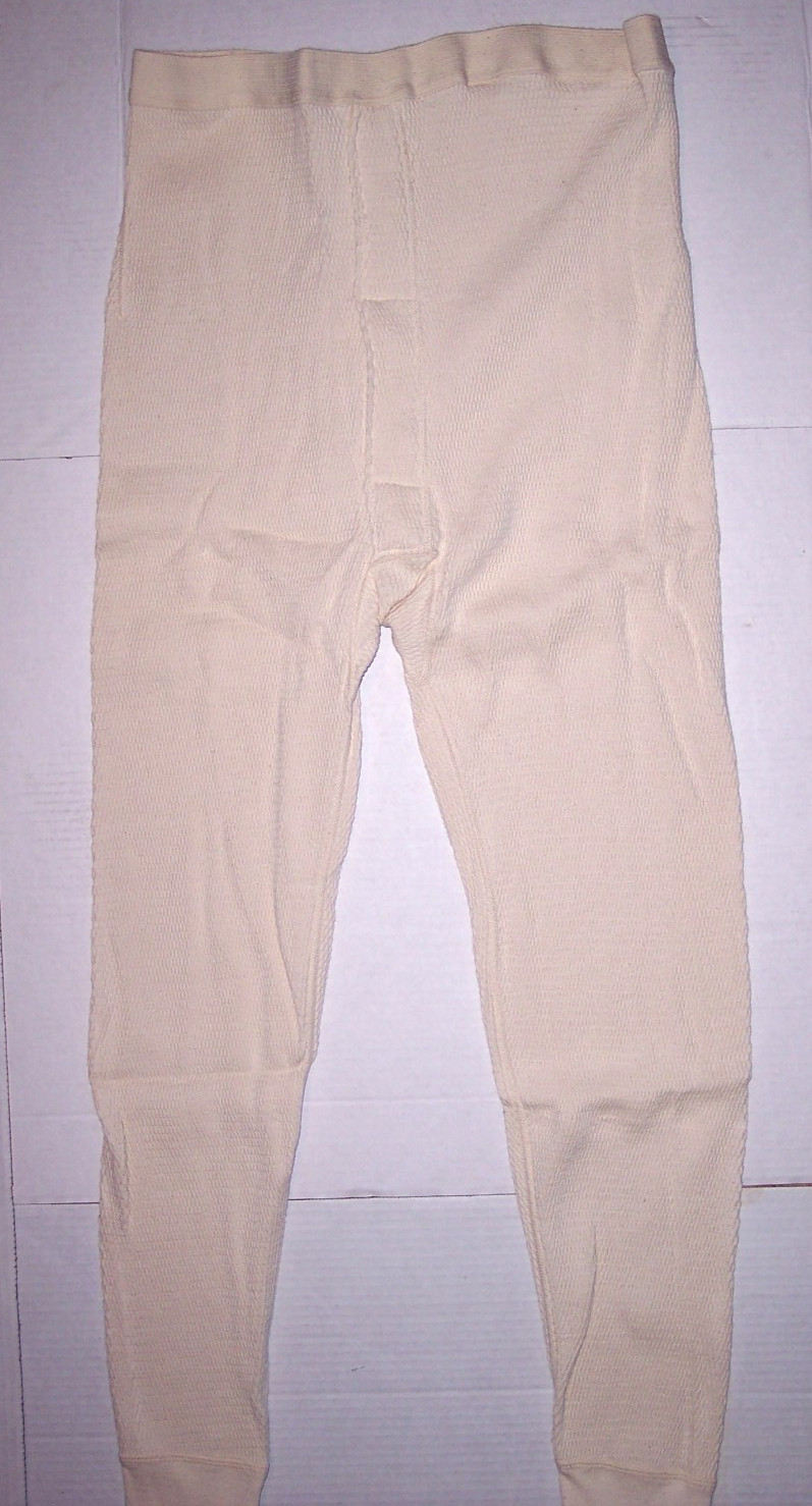 Long Johns Drawers Extreme Cold Weather New Genuine U.S. Military Sz Large 35-38