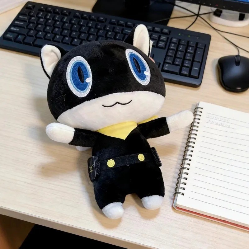 Persona 5 Morgana Mona Plush Doll Black Cat Soft Stuffed Toy Game Character Gift Persona 5 Morgana Mona Plush Doll Black Cat Soft Stuffed Toy Game Character Gift