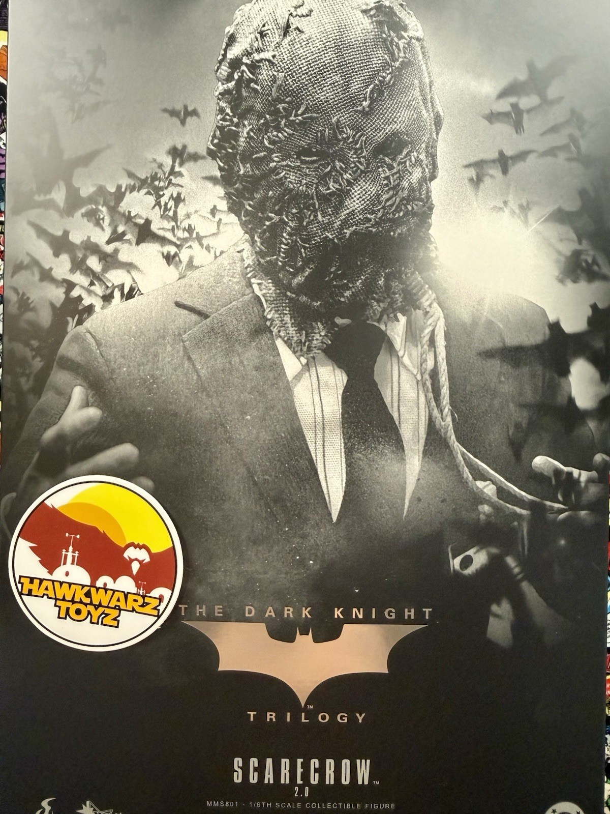 Hot Toys DC Comics Batman Begins Scarecrow MMS801 Jonathan Crane 1/6 Sideshow
