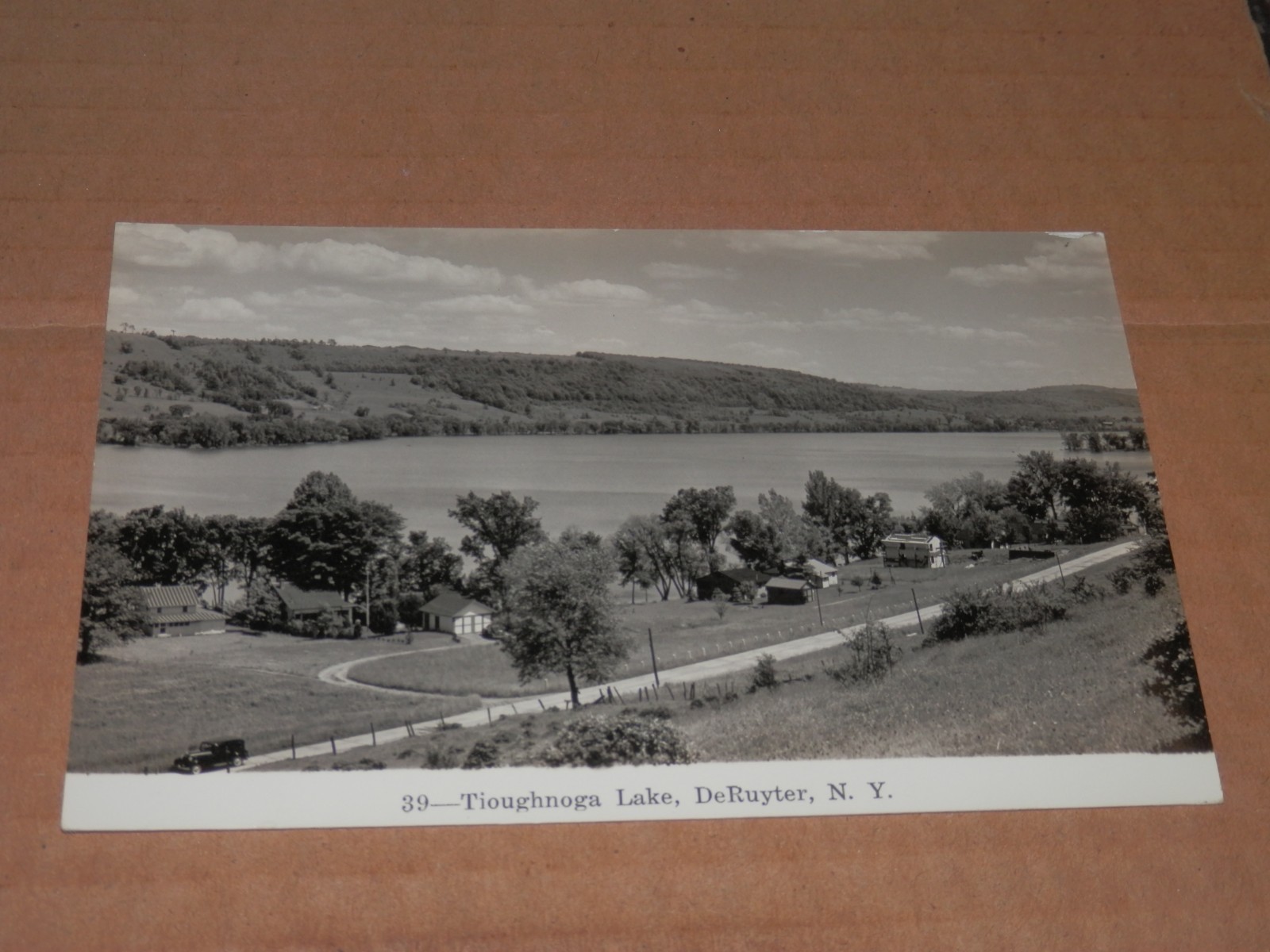 DERUYTER NY - 1930'S REAL PHOTO POSTCARD RPPC - TIOUGHNOGA LAKE (39)