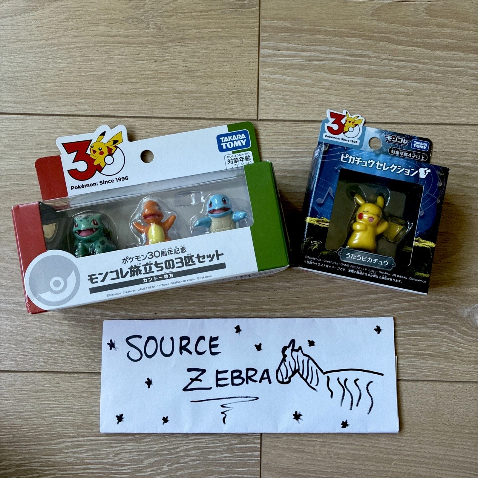 Takara Tomy Pokemon 30th Anniversary Moncolle Kanto 3 Figure + Pikachu Set USA Takara Tomy Pokemon 30th Anniversary Moncolle Kanto 3 Figure + Pikachu Set USA