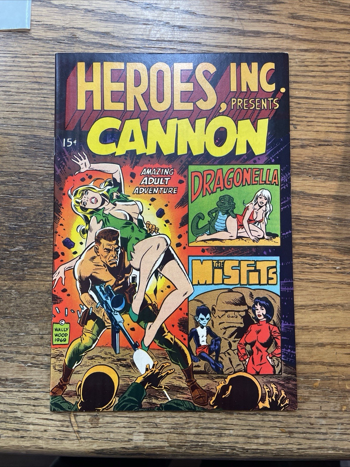 Heroes Inc. Presents Cannon #1 - (Wallace Wood, 1969) Fine/VF Heroes Inc. Presents Cannon #1 - (Wallace Wood, 1969) Fine/VF
