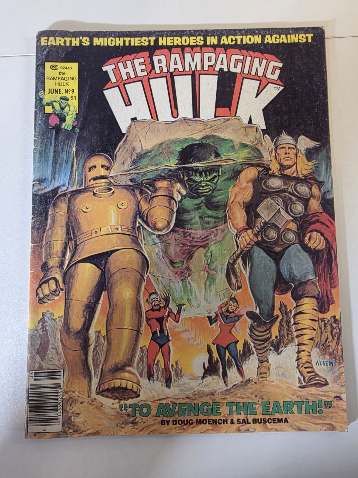 The Rampaging Hulk issue #9 (1978) Feat Iron Man And Thor 