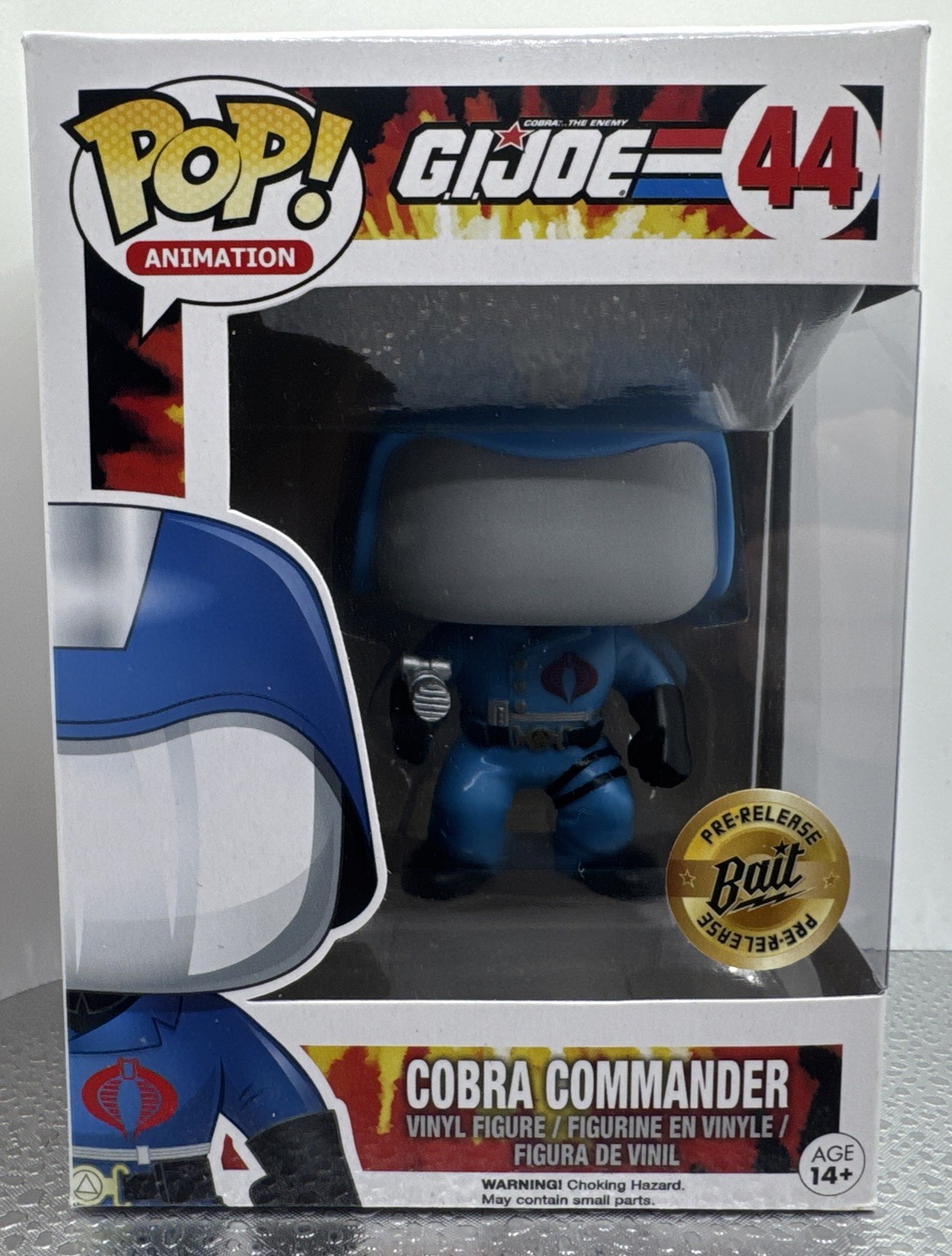 Funko Pop Cobra Commander #44 Bait Pre Release Collectible Figure G.I. Joe