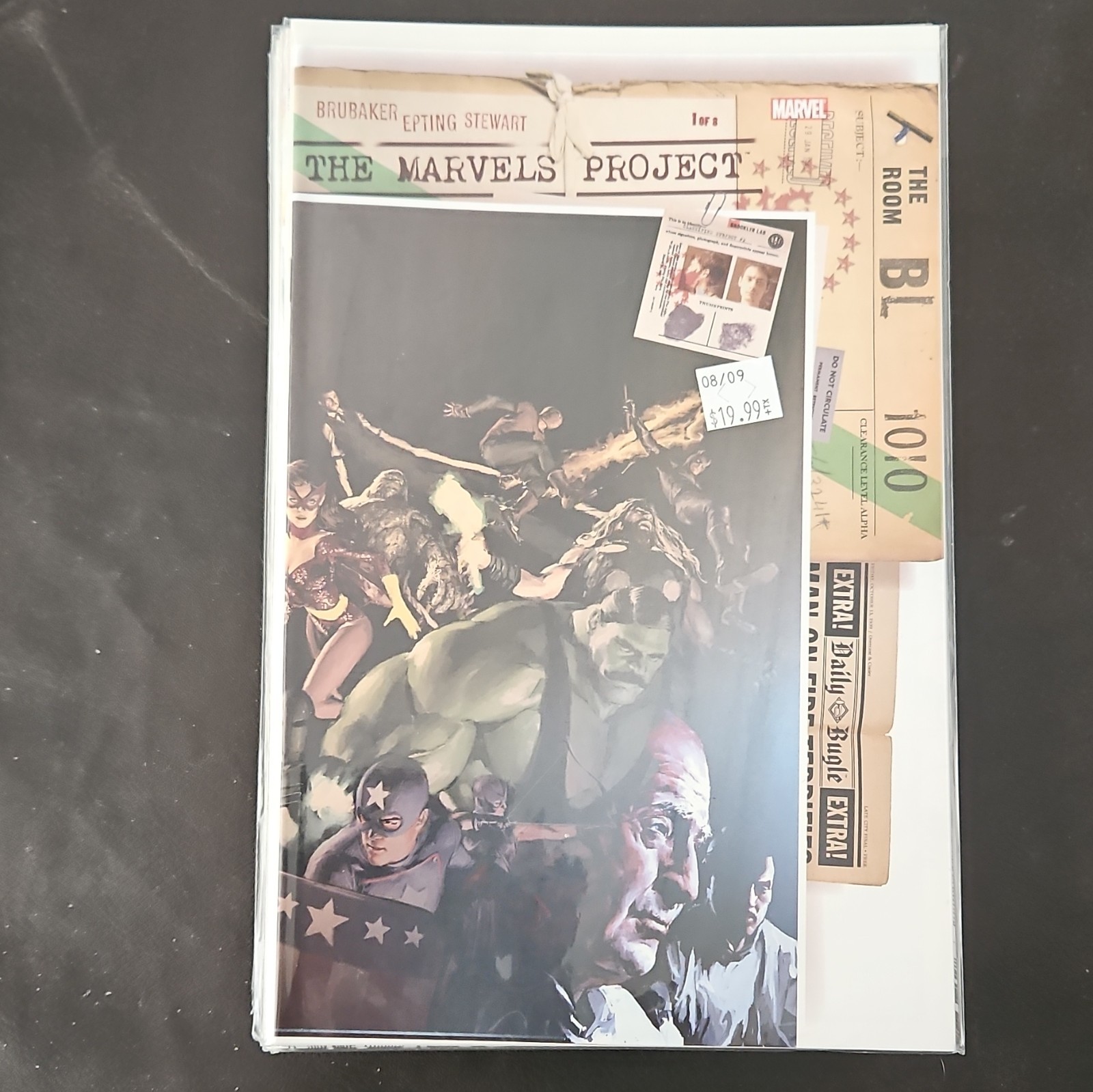 Marvel Comics The Marvels Project Comic Lot #1-8 Variant Editions Limited Series