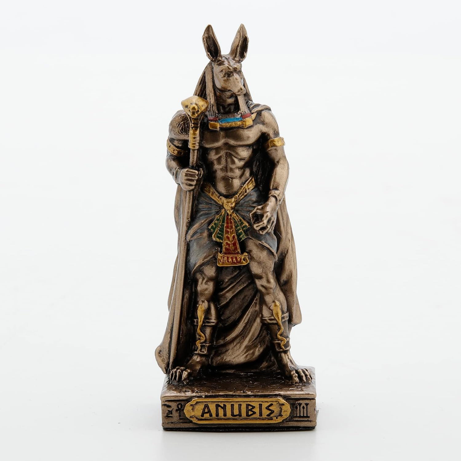 Anubis God of the Dead Figurine - Egyptian Mythology Collectible Statue for Home