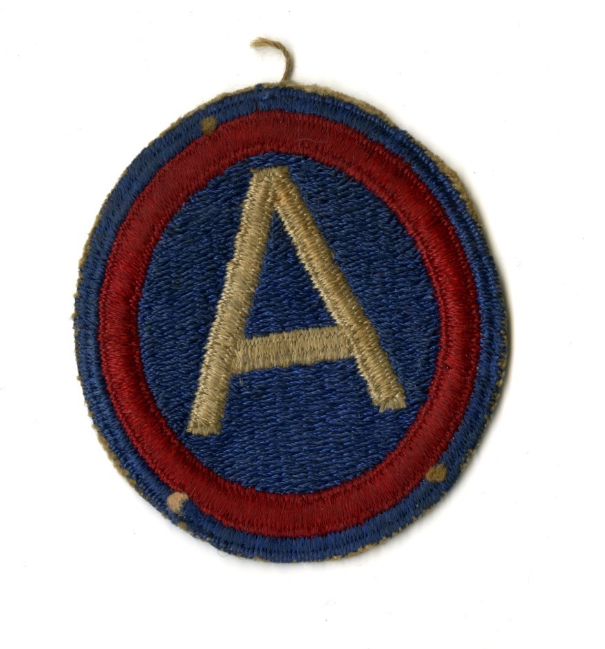 Third Army White Back Patch WWII Original Patton Europe France Germany
