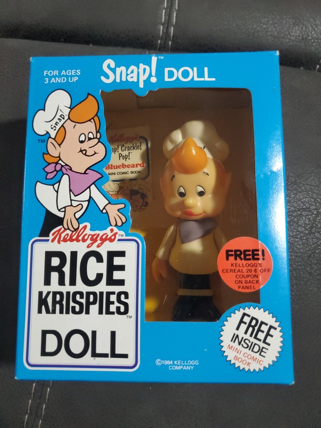 vintage 1984 Kellogg\'s Rice Krispies \
