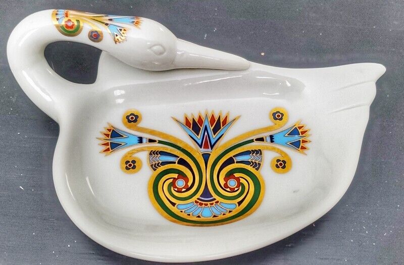 Vintage Ancient  Elizabeth Arden Ceramics Treasures Of The Pharaohs Egypt Heron