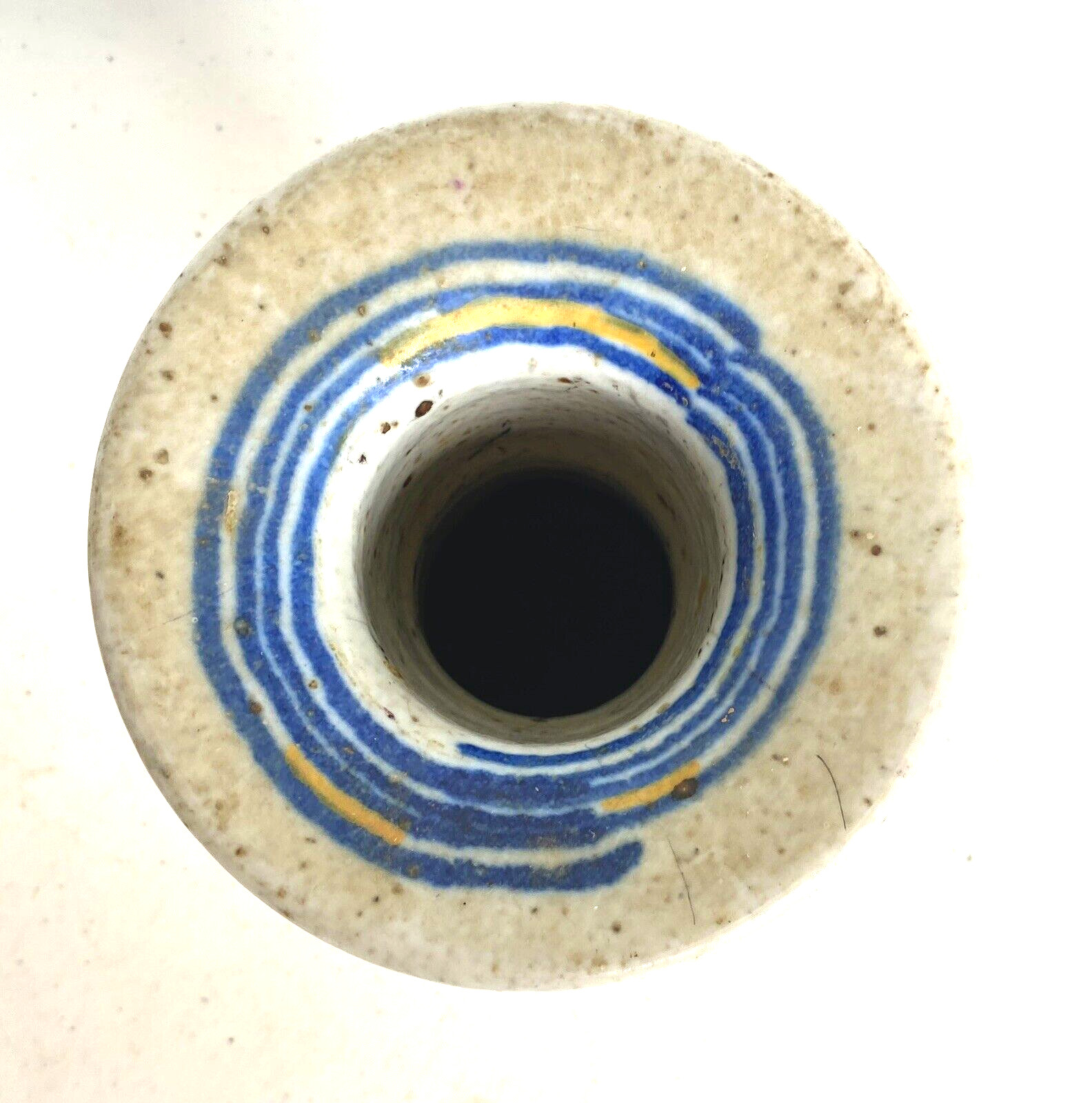 1960\'s Blue/Gray MCM Pottery Vase, Rorstrand Atelje Inger Persson Sweden 5-3/4\