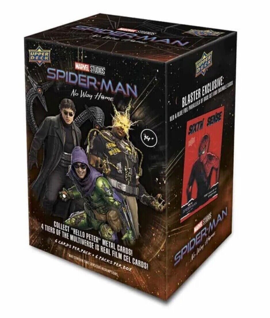 2023 Upper Deck Spider-Man No Way Home Blaster Box Factory Sealed