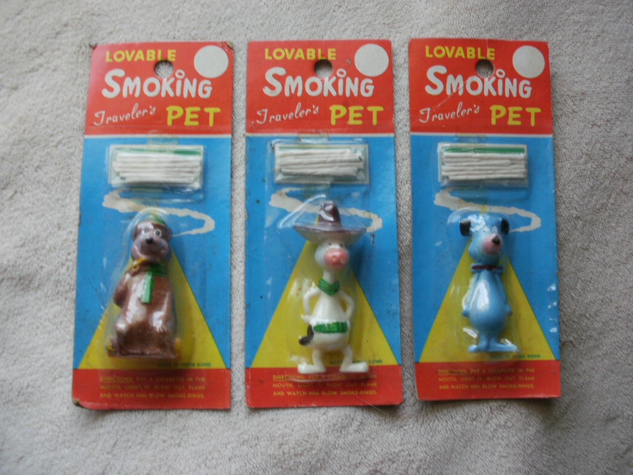 Tobacco Lovable smoking traveler's pet 1960's Tobacco Lovable smoking traveler's pet 1960's