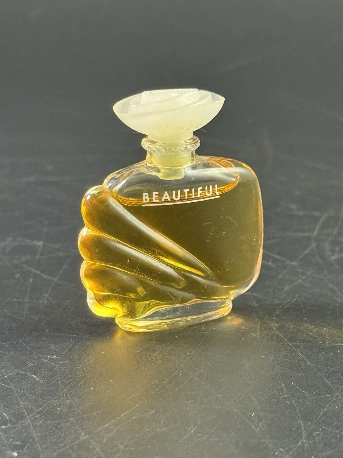 Estee Lauder Beautiful Perfume .12fl oz 3.5 ml. Miniature Travel Bottle Cl.6