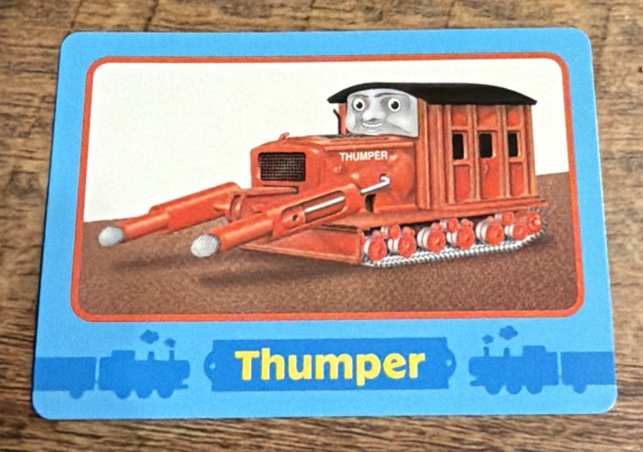 VINTAGE Thomas & Friends trading card “Thumper” 