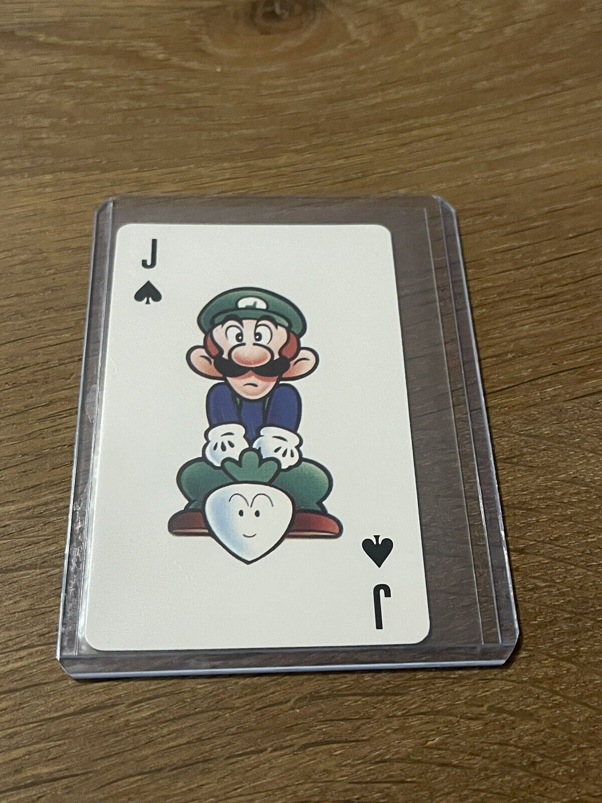 OFFICIAL LICENSED VINTAGE 1989 NINTENDO CARD GAME SUPER MARIO LUIGI PLAYING CARD