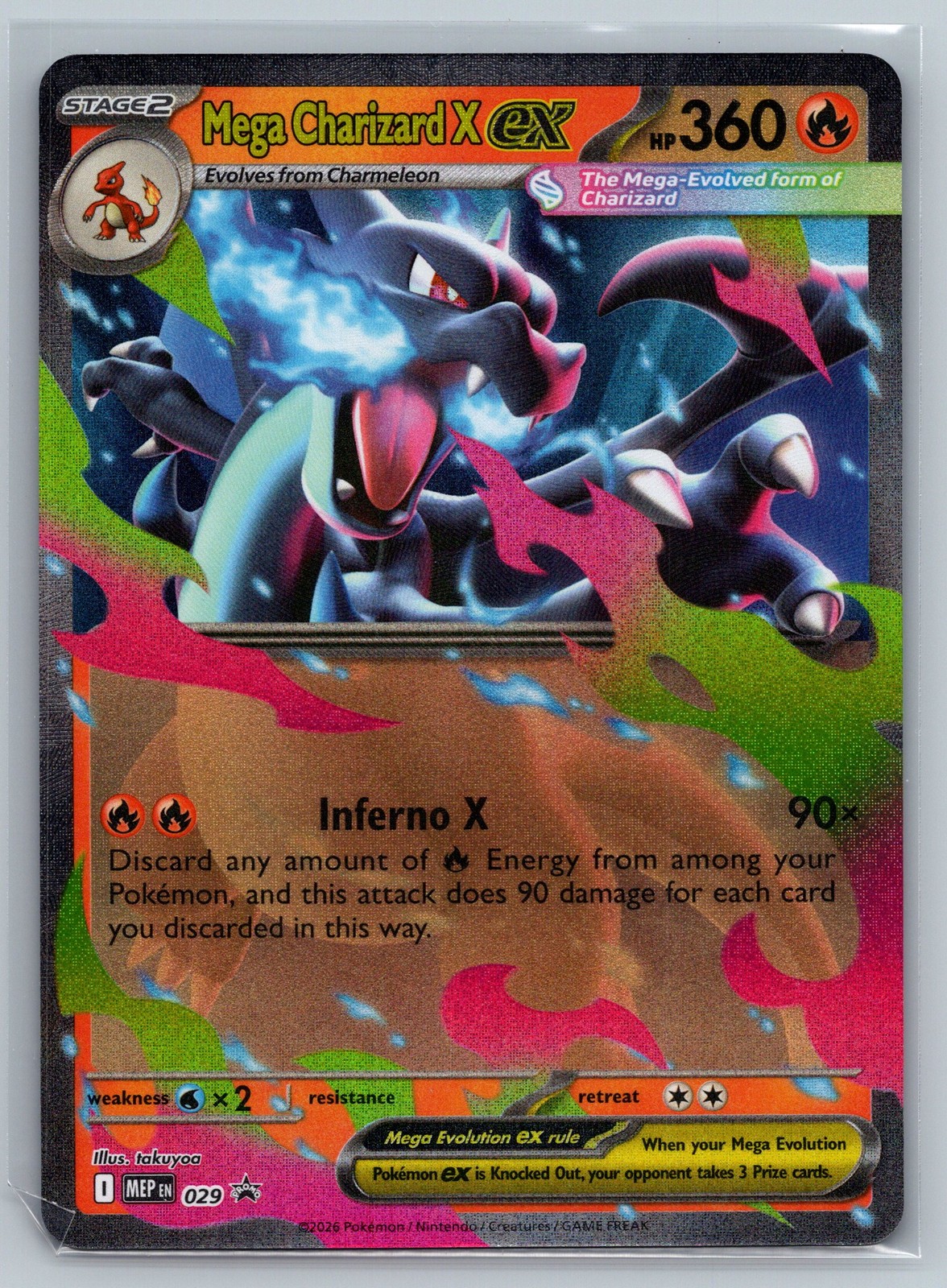 ME: Mega Evolution Promo #029 Mega Charizard X ex