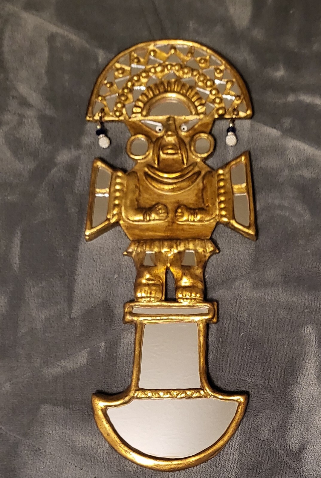 Handmade Painted & Carved Tumi Inca Ceremonial Knife Wall Hanger From Peru 🇵🇪 Handmade Painted & Carved Tumi Inca Ceremonial Knife Wall Hanger From Peru 🇵🇪