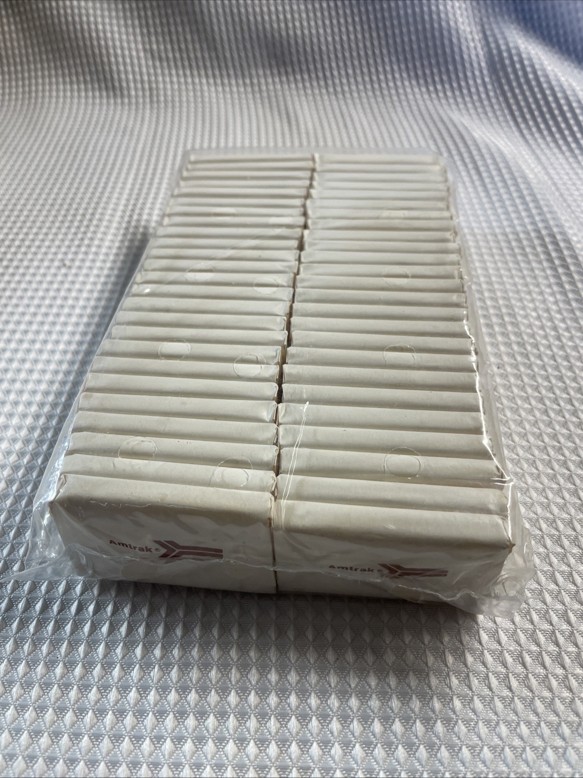 Vintage Amtrak Mini Soap (50) Sealed Original Packaging Rare Travel Collectibles