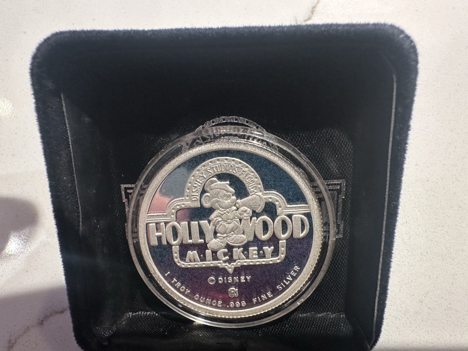 Rarities Mint Inc. Disney Mickey Mouse 1989 Silver Coin Proof