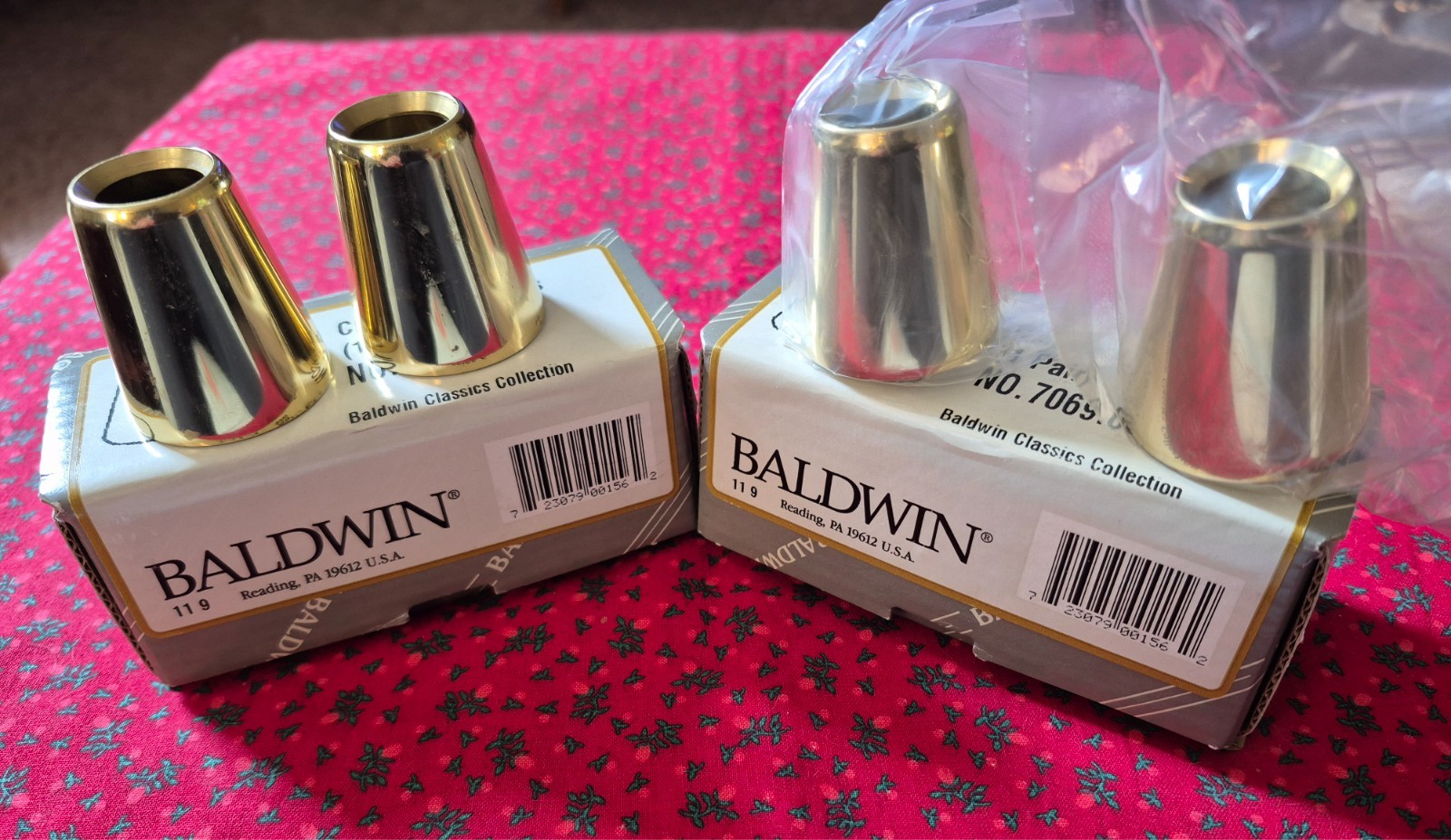 Vintage NIB Baldwin Brass Lot 4 7069.030 Classics Collection
