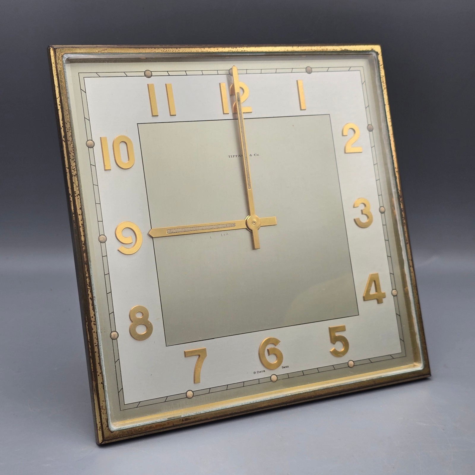 Vintage Tiffany & Co. Desk Clock