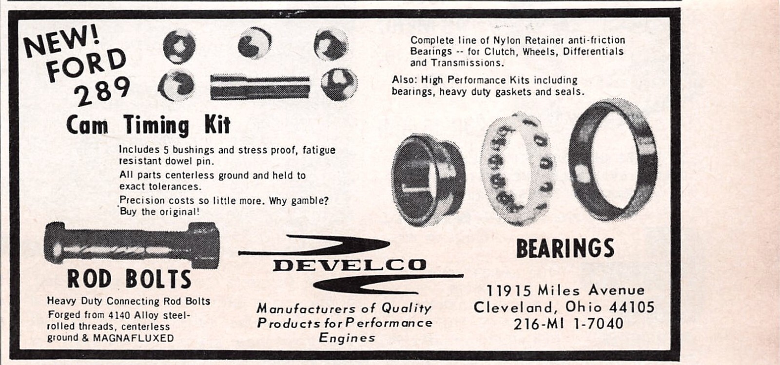 Develco Cleveland Ohio Quality Parts Manufacturer 5.3\