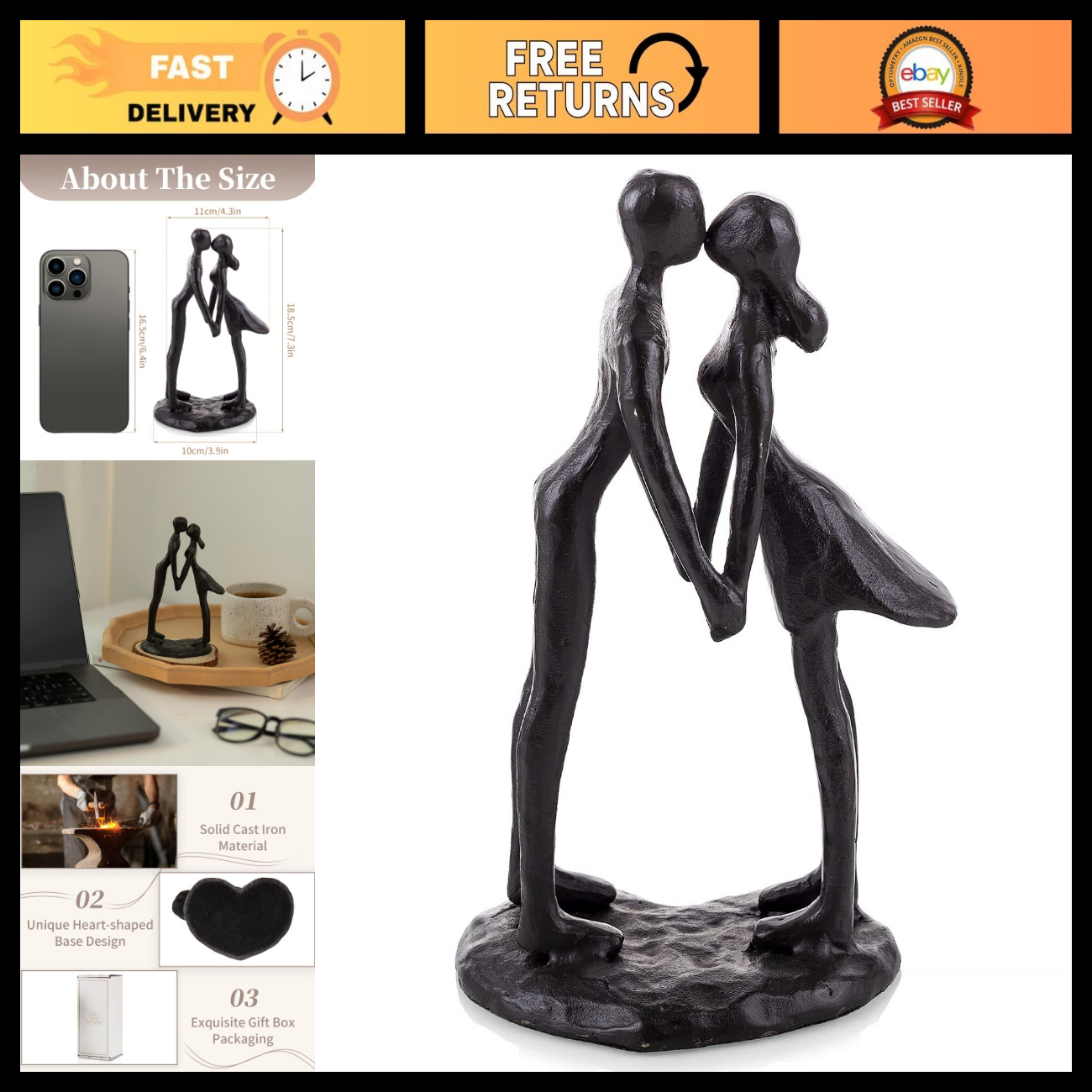 6th Anniversary Iron Gifts for Couples - Unique Wedding Gift Ideas