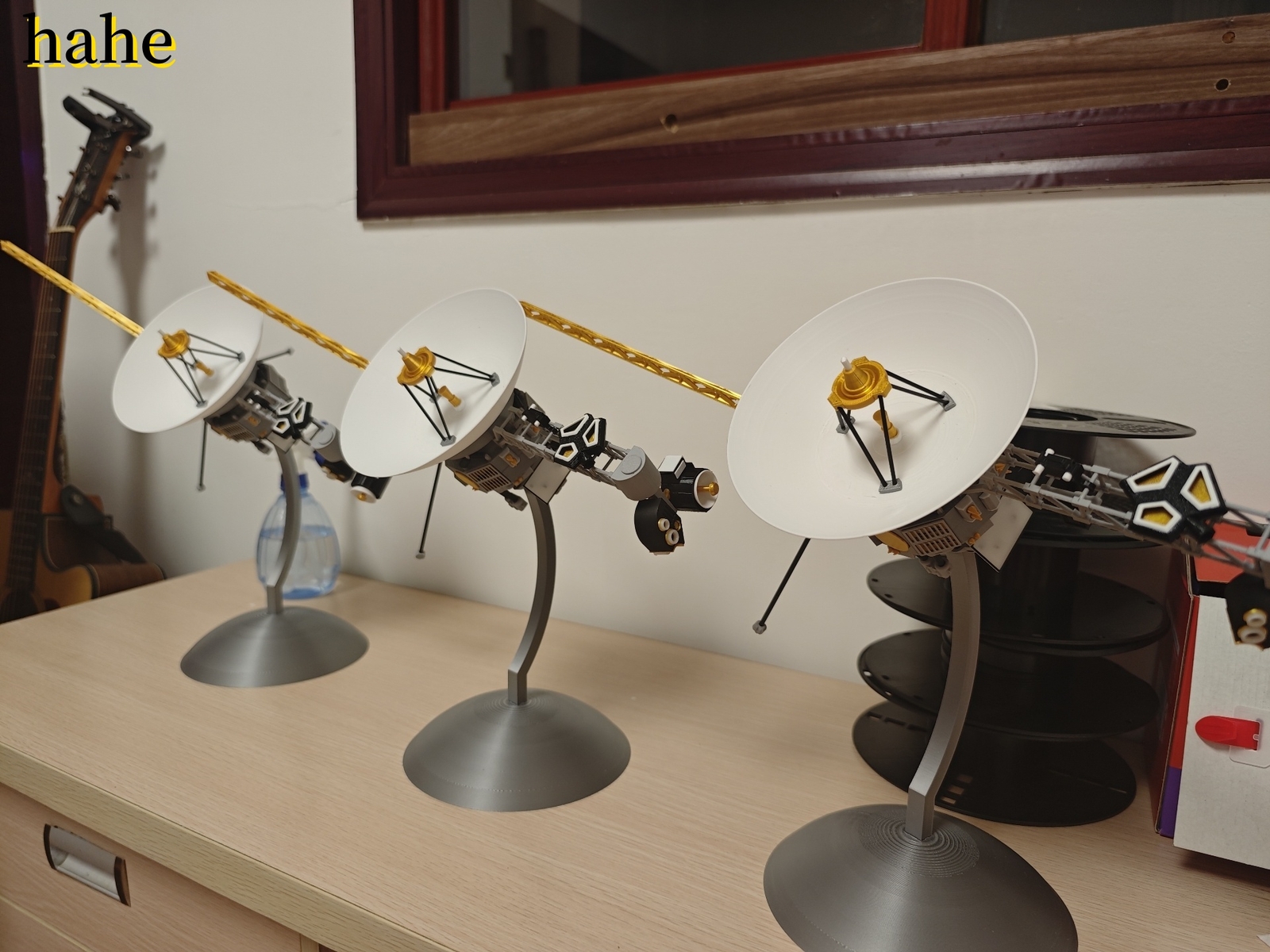 1/24 Voyager1 3D Printed Assembled Model Replica for Space Exploration Fans Gift