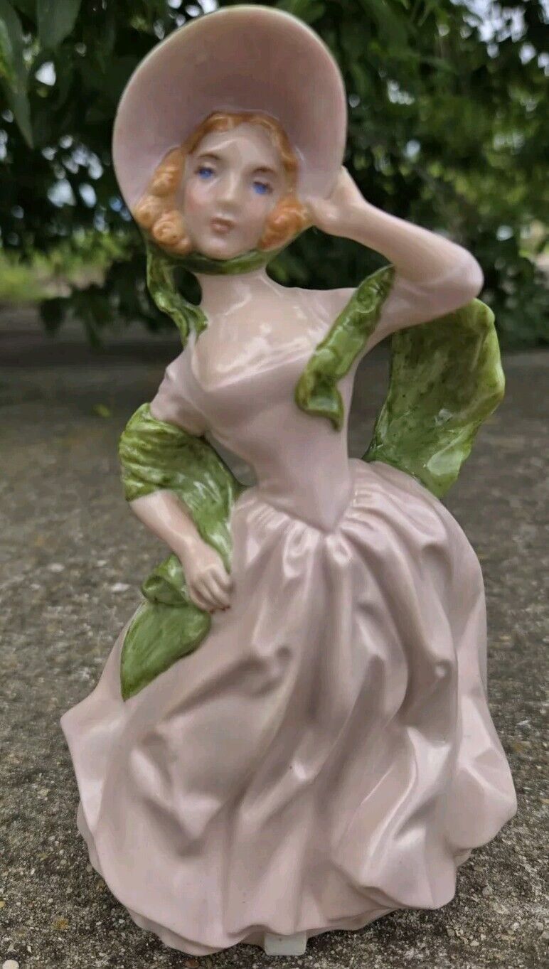 Vintage 1958 Victorian Woman Figurine