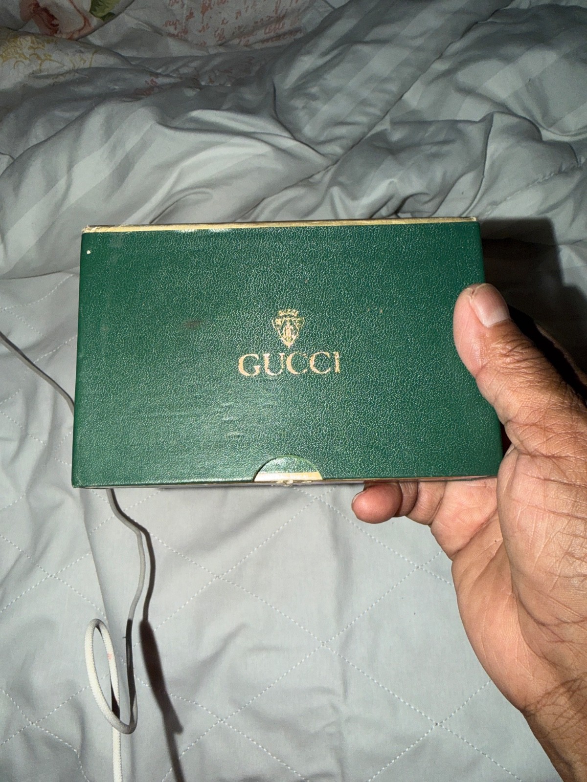 Authentic Gucci Vintage Playing Cards  Set 2 Decks Black & White Used Good